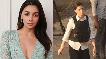 Alia Bhatt shoots on set for upcoming film Jigra photos went viral Actress was seen in a powerful look – Amar Ujala Hindi News Live